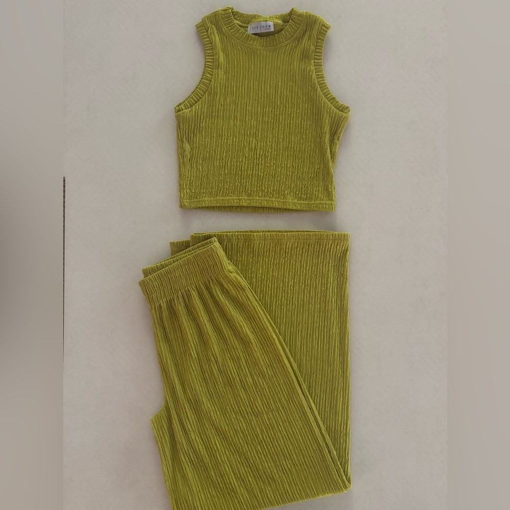 SOLD!!
Green Ribbed Comfy Lounge Set